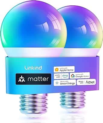 linkind bulb|Linkind Matter Smart RGBTW Bulb, WiFi Smart Light .